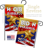 Biden Harris 2020 - Patriotic Americana Vertical Impressions Decorative Flags HG170141 Made In USA