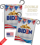 Biden Harris For 2020 - Patriotic Americana Vertical Impressions Decorative Flags HG170144 Made In USA