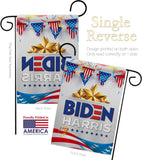 Biden Harris For 2020 - Patriotic Americana Vertical Impressions Decorative Flags HG170144 Made In USA