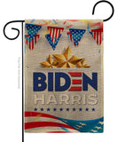 Biden Harris For 2020 - Patriotic Americana Vertical Impressions Decorative Flags HG170144 Made In USA