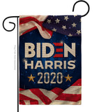 US Biden Harris - Patriotic Americana Vertical Impressions Decorative Flags HG170145 Made In USA