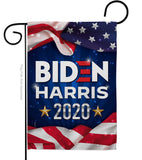 US Biden Harris - Patriotic Americana Vertical Impressions Decorative Flags HG170145 Made In USA