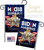 Biden Harris 46 - Patriotic Americana Vertical Impressions Decorative Flags HG170159 Made In USA