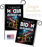 President 46 Biden - Patriotic Americana Vertical Impressions Decorative Flags HG170160 Made In USA