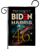 President 46 Biden - Patriotic Americana Vertical Impressions Decorative Flags HG170160 Made In USA