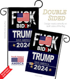 Fuck Biden Save America - Patriotic Americana Vertical Impressions Decorative Flags HG170188 Made In USA