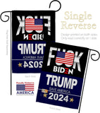 Fuck Biden Save America - Patriotic Americana Vertical Impressions Decorative Flags HG170188 Made In USA