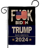 Fuck Biden Save America - Patriotic Americana Vertical Impressions Decorative Flags HG170188 Made In USA