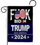 Fuck Biden Save America - Patriotic Americana Vertical Impressions Decorative Flags HG170188 Made In USA