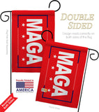 MAGA - Patriotic Americana Vertical Impressions Decorative Flags HG170226 Made In USA