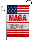 MAGA Trump - Patriotic Americana Vertical Impressions Decorative Flags HG170231 Made In USA