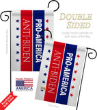 America Anti Biden - Patriotic Americana Horizontal Impressions Decorative Flags HG170251 Made In USA