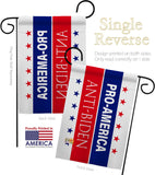 America Anti Biden - Patriotic Americana Horizontal Impressions Decorative Flags HG170251 Made In USA