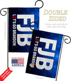 FJB - Patriotic Americana Horizontal Impressions Decorative Flags HG170255 Made In USA