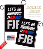 FJB Go Brandon - Patriotic Americana Vertical Impressions Decorative Flags HG170256 Made In USA