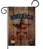 Make America Great Again - Patriotic Americana Vertical Impressions Decorative Flags HG191188 Made In USA