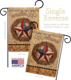 Welcome American Pride Reef - Patriotic Americana Vertical Impressions Decorative Flags HG191212 Made In USA