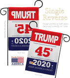 Trump Keep America Great - Patriotic Americana Vertical Impressions Decorative Flags HG192176 Made In USA