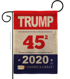 Trump Keep America Great - Patriotic Americana Vertical Impressions Decorative Flags HG192176 Made In USA