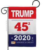 Trump Keep America Great - Patriotic Americana Vertical Impressions Decorative Flags HG192176 Made In USA