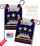 Keep America Great Trump - Patriotic Americana Vertical Impressions Decorative Flags HG192179 Made In USA