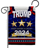 Keep America Great Trump - Patriotic Americana Vertical Impressions Decorative Flags HG192179 Made In USA