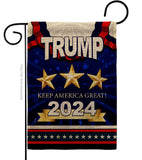 Keep America Great Trump - Patriotic Americana Vertical Impressions Decorative Flags HG192179 Made In USA