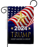 2024 Trump Keep America Great - Patriotic Americana Vertical Impressions Decorative Flags HG192181 Made In USA