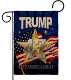 Trump 47 Keep America Great - Patriotic Americana Vertical Impressions Decorative Flags HG192324 Made In USA