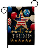 47 Trump - Patriotic Americana Vertical Impressions Decorative Flags HG192327 Made In USA