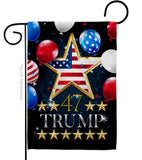 47 Trump - Patriotic Americana Vertical Impressions Decorative Flags HG192327 Made In USA