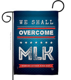 We Shall Overcome MLK - Patriotic Americana Vertical Impressions Decorative Flags HG192384 Made In USA