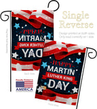 Happy Martin Luther King Day - Patriotic Americana Vertical Impressions Decorative Flags HG192386 Made In USA