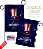 Happy President's Day - Patriotic Americana Vertical Impressions Decorative Flags HG192446 Made In USA