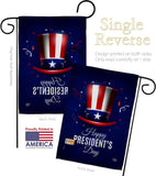 Happy President's Day - Patriotic Americana Vertical Impressions Decorative Flags HG192446 Made In USA