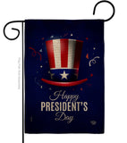 Happy President's Day - Patriotic Americana Vertical Impressions Decorative Flags HG192446 Made In USA