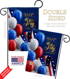 July Fun - Patriotic Americana Vertical Impressions Decorative Flags HG192545 Made In USA