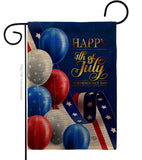 July Fun - Patriotic Americana Vertical Impressions Decorative Flags HG192545 Made In USA