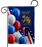 July Fun - Patriotic Americana Vertical Impressions Decorative Flags HG192545 Made In USA