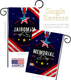 Memorial Day Honor - Patriotic Americana Vertical Impressions Decorative Flags HG192598 Made In USA