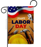 Labor Day - Patriotic Americana Vertical Impressions Decorative Flags HG192638 Made In USA