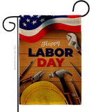 Labor Day - Patriotic Americana Vertical Impressions Decorative Flags HG192638 Made In USA