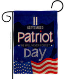 September 11 Patriot Day - Patriotic Americana Vertical Impressions Decorative Flags HG192665 Made In USA