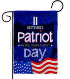 September 11 Patriot Day - Patriotic Americana Vertical Impressions Decorative Flags HG192665 Made In USA