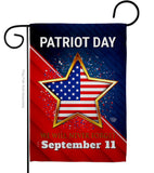 Never Forget 9/11 - Patriotic Americana Vertical Impressions Decorative Flags HG192666 Made In USA