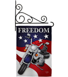 Freedom - Patriotic Americana Vertical Impressions Decorative Flags HG111045 Made In USA