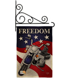 Freedom - Patriotic Americana Vertical Impressions Decorative Flags HG111045 Made In USA