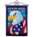 Freedom Eagle - Patriotic Americana Vertical Impressions Decorative Flags HG111051 Imported