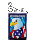 Freedom Eagle - Patriotic Americana Vertical Impressions Decorative Flags HG111051 Imported