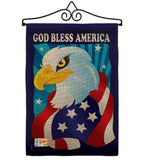 Freedom Eagle - Patriotic Americana Vertical Impressions Decorative Flags HG111051 Imported